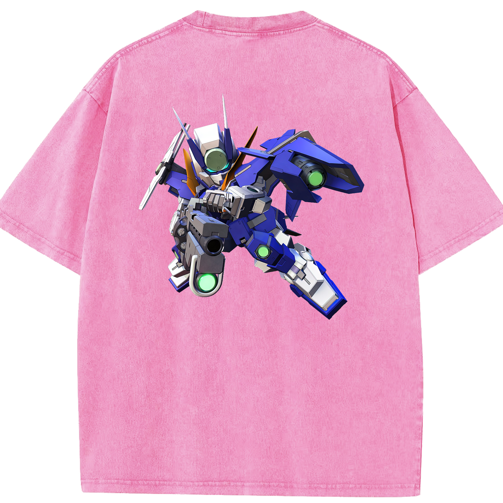 （画像用） 機動戦士ガンダム Mobile Suit Gundam 綿100% ヴィンテージ風 半袖Tシャツ（背面プリント）